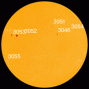 [Photo courtesy of NASA SDO/HMI] Sunspot AR3053 poses a slight threat for M-class solar flares.