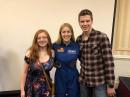 Julie and Nolan with Astronaut Abby