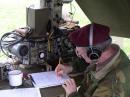 1st Canadian Parachute Battalion Wireless-Signals Chief Chuck Counselman, W1HIS, set up and maintained the station in addition to operating.  This WS 19 belongs to 1CanPara Regimental Sergeant Major William P. Max, who is not yet licensed to operate it; but Chuck is working on that, too. 