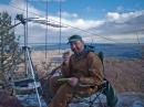 Stuart Turner, W0STU, of Monument, Colorado, participated in the 2011 ARRL January 2011 Sweepstakes -- his first contest ever! Turner operated portable from the top of Mount Herman near his home. "I had some troubles with my hastily homebrewed 6 meter dipole -- I should have checked it out better before the contest," he said. But I still snagged several 6 meter contacts and grids. I had a blast contacting a herd of recently licensed technician boy scouts from my local Troop 6 in Monument.  Overall, this was a terrific and exciting day for my first contest experience." [Photo courtesy of Stuart Turner, W0STU]
